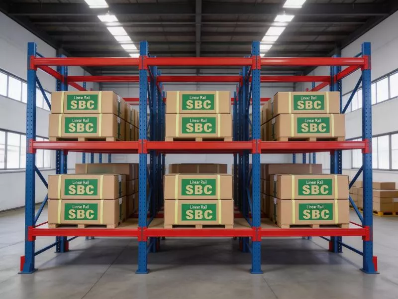 SBC滑块导轨实物库房图